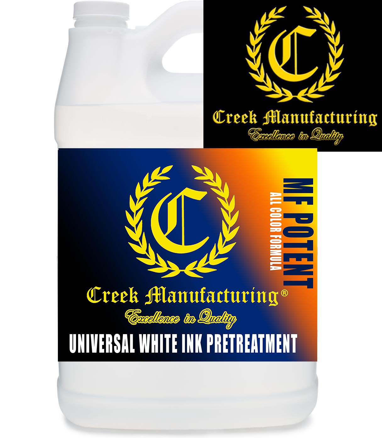 Creek MF POTENT UNIVERSAL DARK WHITE INK Pretreat