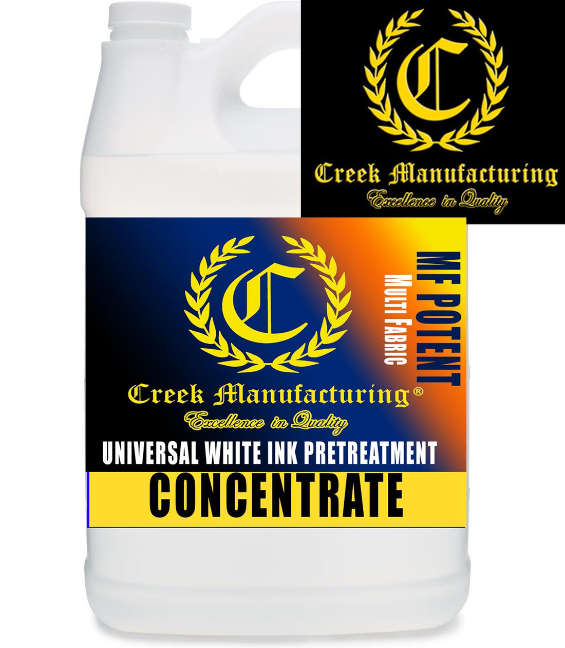 Creek MF POTENT UNIVERSAL DARK WHITE INK Pretreat (CONCENTRATE)