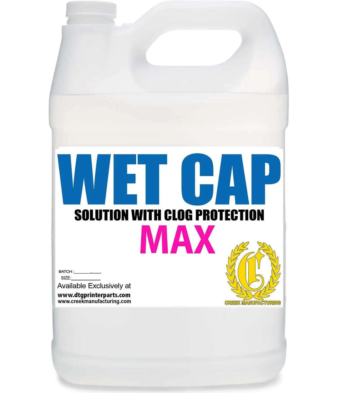 Wet Cap Max With Clog Protection, DTG Consumables